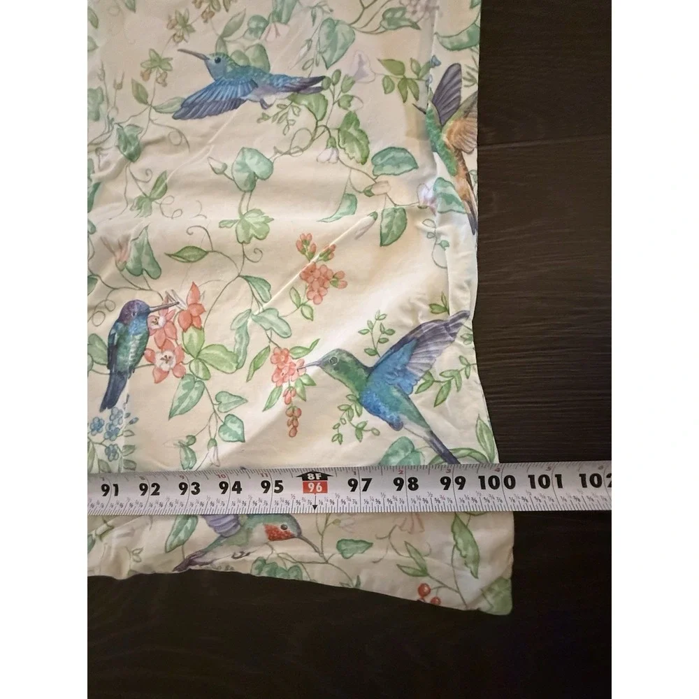 Cuddledown Hummingbird Duvet Cover King Keely Garden‎ EUC Floral RETIRED Birds